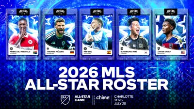 MLS公布2026全明星阵容：梅西、穆勒、孙兴慜领衔