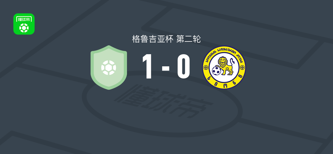 格鲁吉亚杯第二轮，FC哥里1-0施安尼
