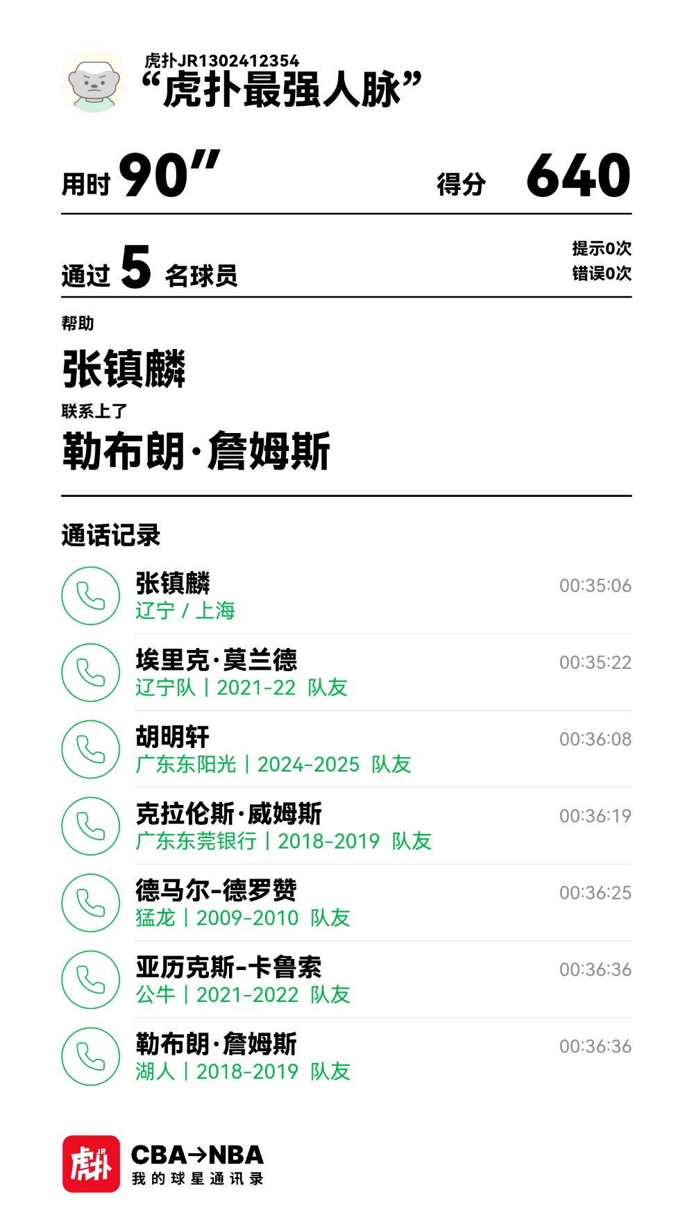 今日挑战：用5步联系到勒布朗·詹姆斯