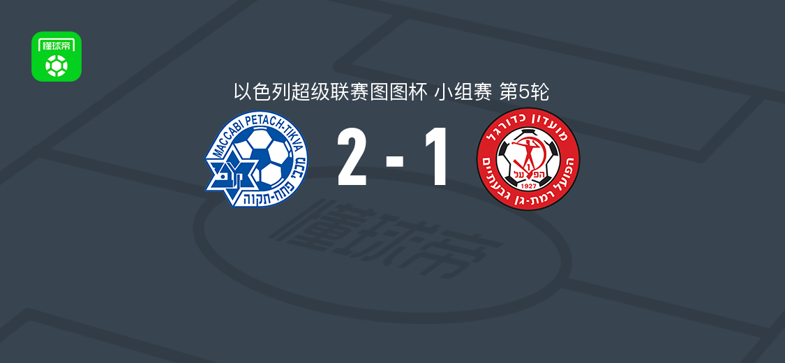 佩塔提克瓦马卡比2-1拉马特甘工人，奥乌苏破门