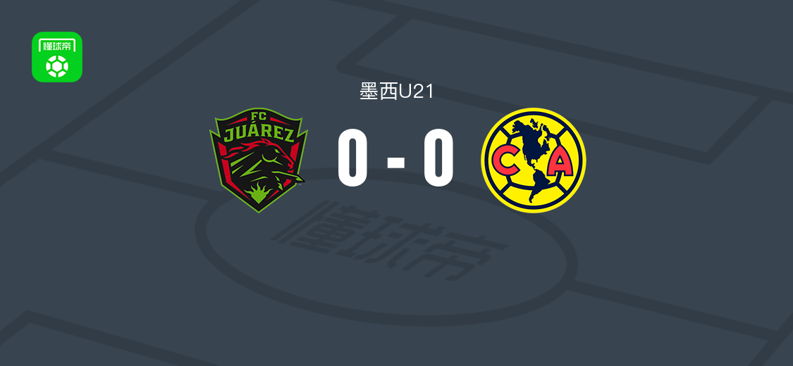 华雷斯U21 0-0美洲U21