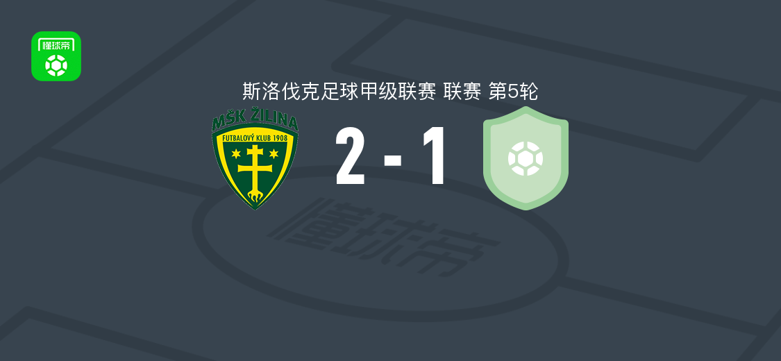日利纳B队2-1马勒泽尼斯，什克瓦尔卡补时绝杀