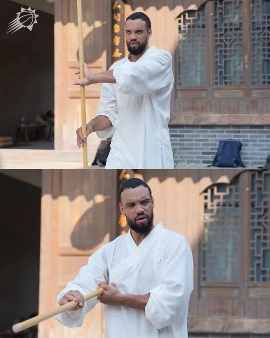 NBA Memes调侃狄龙练棍：布鲁克斯太想当文班了