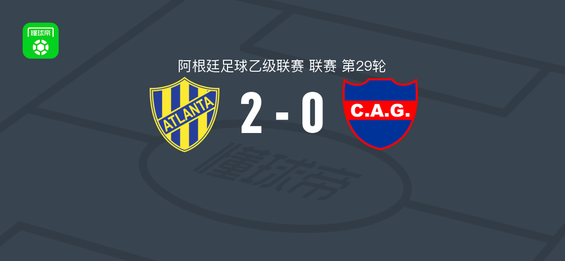 亚特兰大竞技2-0圭梅斯竞技,金塔纳双线建功,德拉米西诺破门