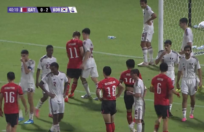 亚运男足：韩国4-1大胜卡塔尔，斯旺西前锋严智星上演帽子戏法