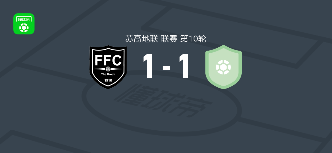 弗雷泽堡1-1福马亭，R. Sargent破门，库珀扳平
