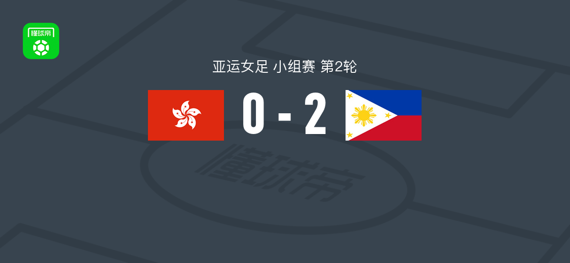菲律宾女足2-0中国香港女足 斯凯-利奇破门玛丽-拉米雷斯锦上添花