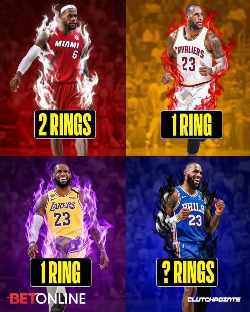 美媒：詹姆斯或成首位在4支不同球队夺冠的NBA球员