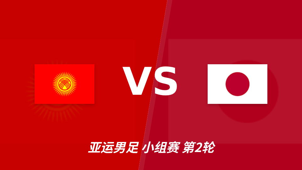 亚运男足：日本U23客场对阵吉尔吉斯斯坦U23，数据看好客胜