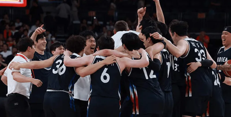 亚运会男篮金牌赛：韩国67-57日本夺冠，中国男篮位列第四