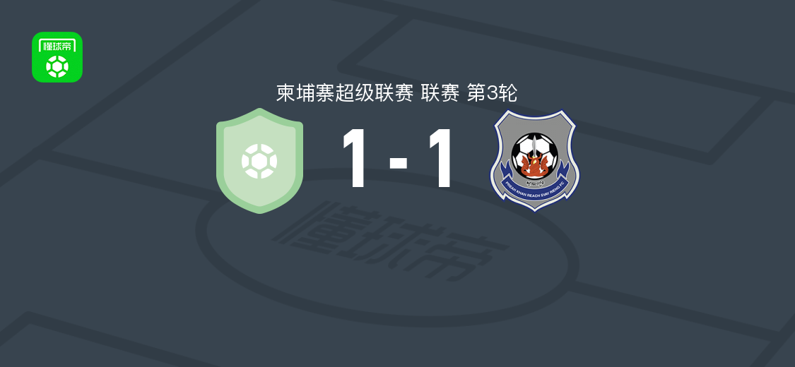 科尔森奇FC1-1柴桢，手冢贵大破门，索西丹尼恩扳平