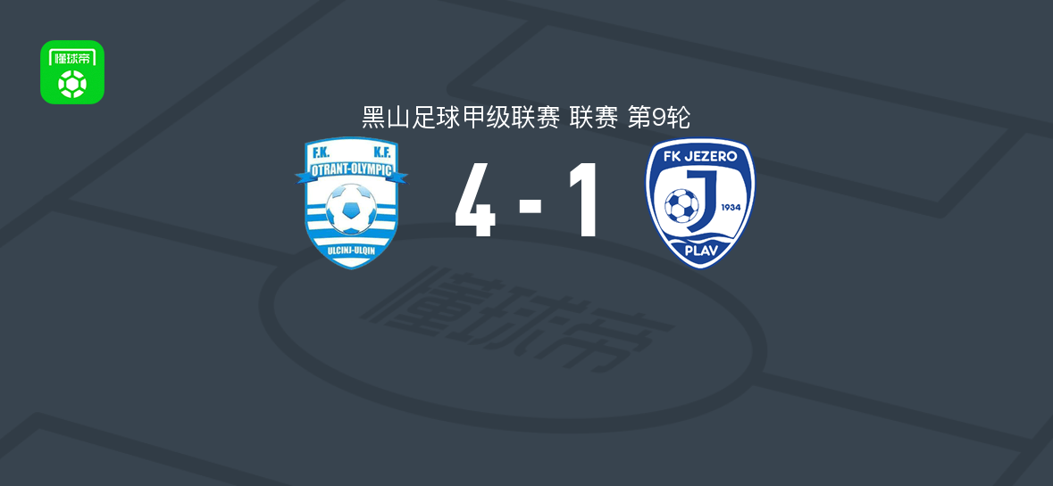 奥特兰特奥林匹克4-1耶泽罗 米利沃耶-拉伊切维奇破门