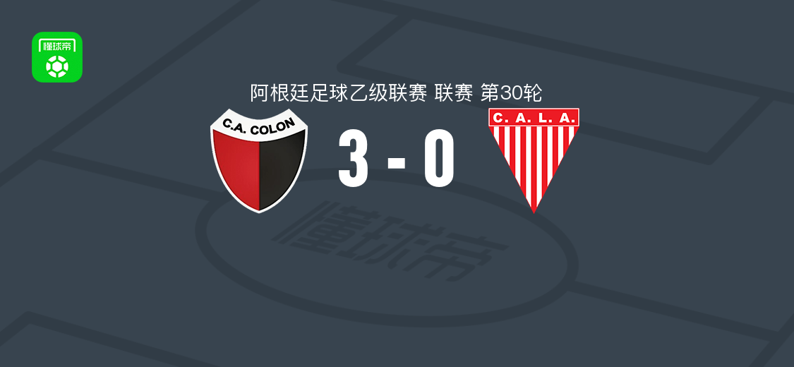 科隆竞技3-0大胜洛斯安第斯，拉戈梅开二度，博南塞亚1传1射