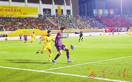 闽超第十五轮莆田队客场2比0胜龙岩队