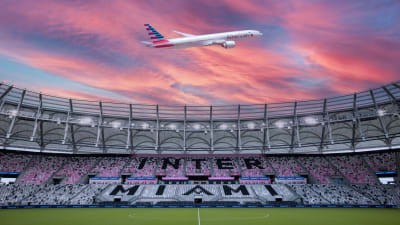 迈阿密国际与美国航空达成多年合作,美国航空冠名Nu体育场西俱乐部