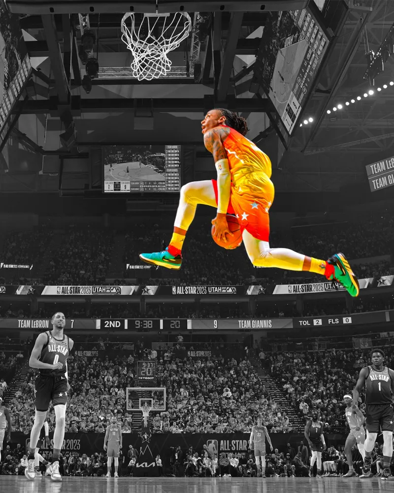NBA官方晒莫兰特旧照：飞起来的贾-莫兰特！2025-26赛季场均19.5分