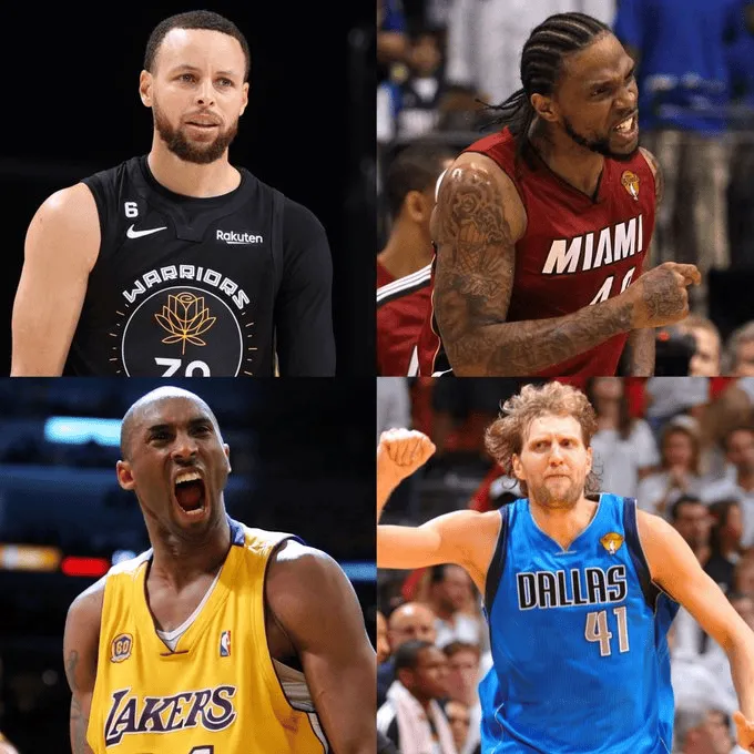 NBA历史效力母队20年以上的球员：诺维茨基、科比、哈斯勒姆、库里