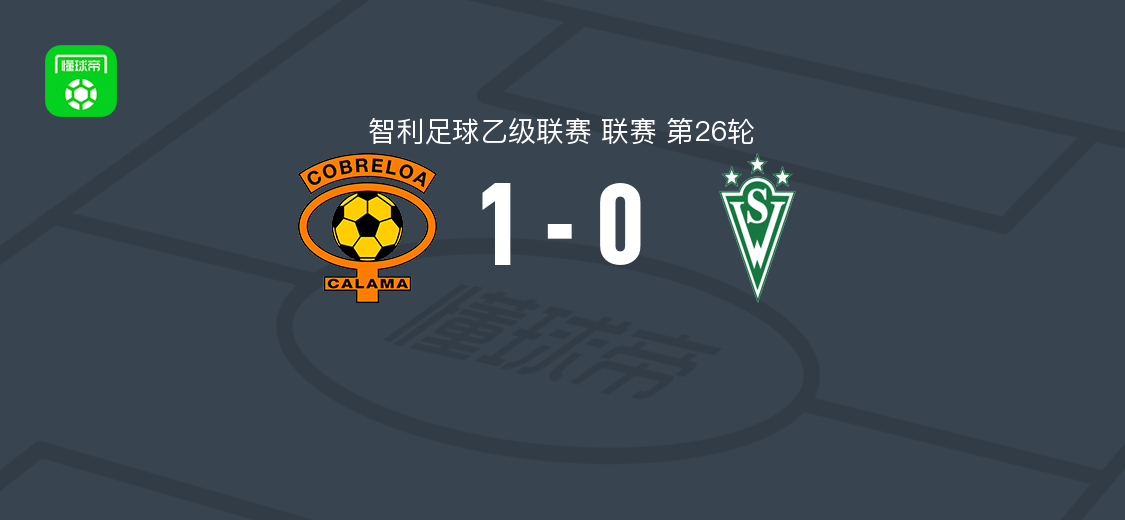 科布雷罗阿1-0圣地亚哥流浪者，Yastin Navarro绝杀