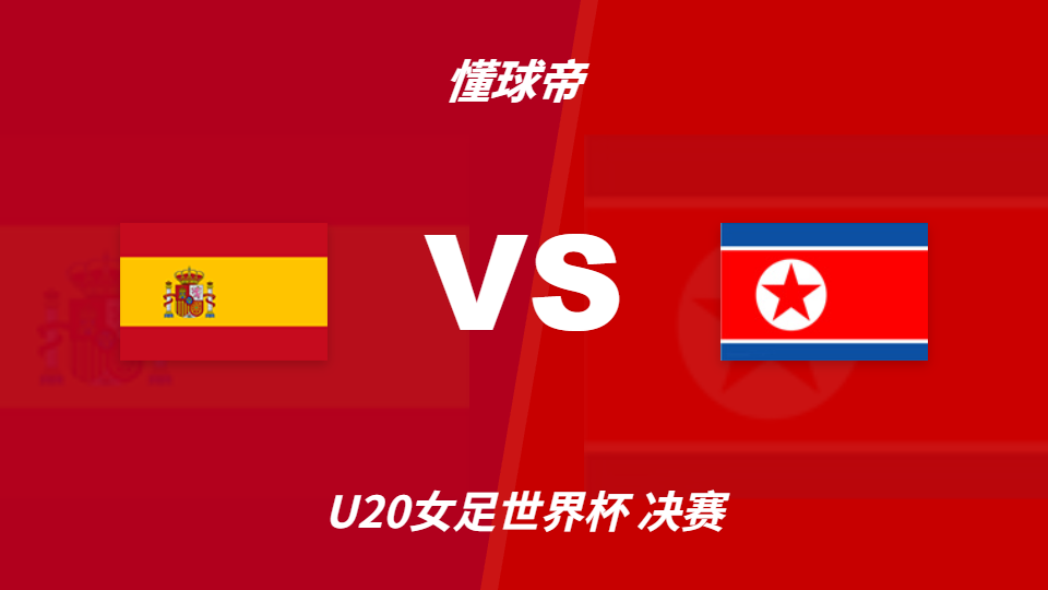 西班牙女足U20场均13.4角球，朝鲜女足U20场均10.2角球
