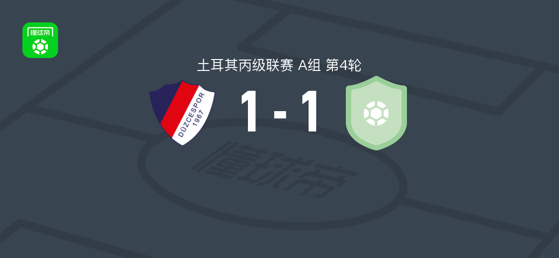 迪兹杰体育1-1因克勒珀士邦，E. Taysi破门，布卢特扳平