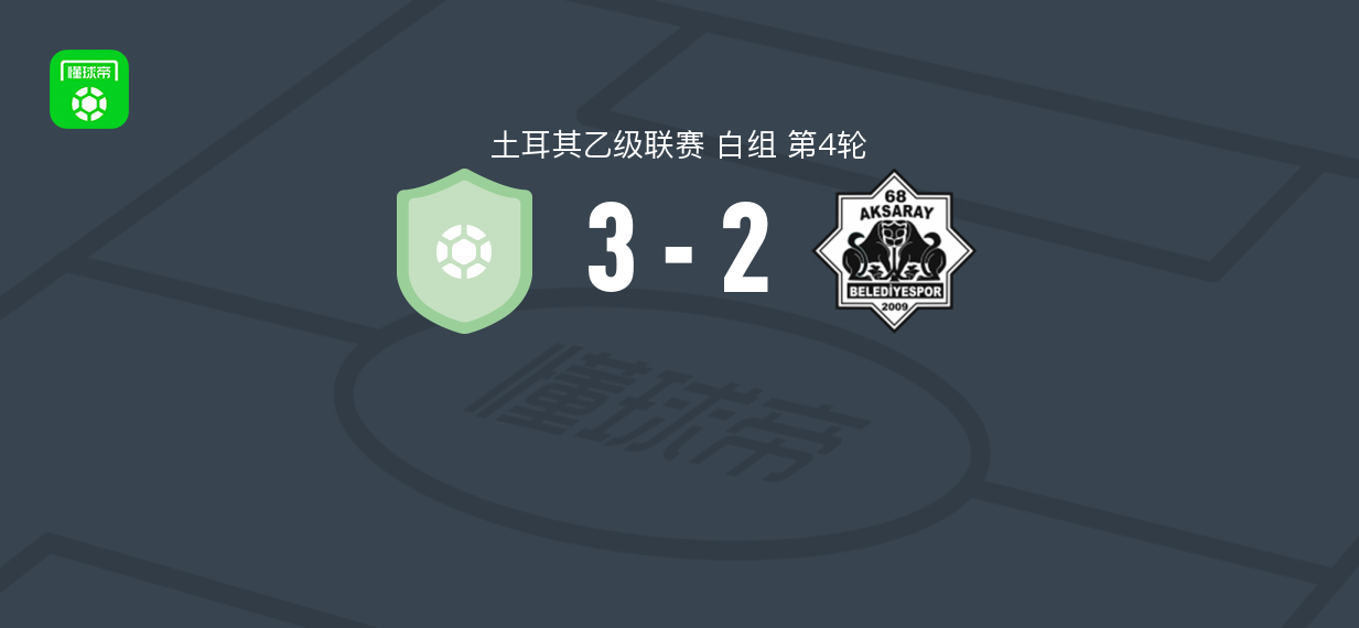 摩丝体育3-2阿克萨赖体育取土乙3连胜,卡拉艾哈迈德破门,Ersel Aslıyüksek点射