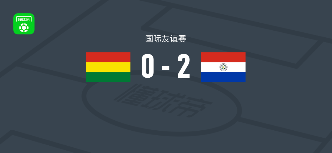 巴拉圭2-0玻利维亚 阿尔米隆独中两元