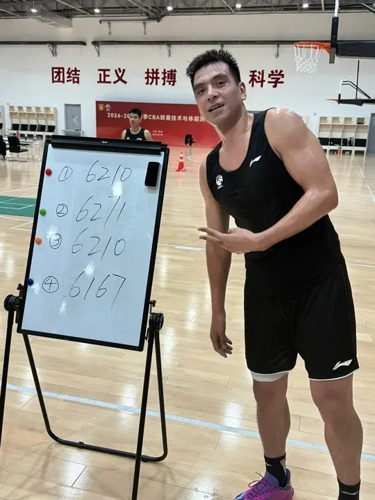 杨文学社媒晒体测成绩 山东男篮官宣加盟