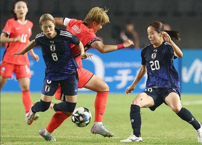 亚运女足直播:日本vs韩国,池笑然或成关键人物