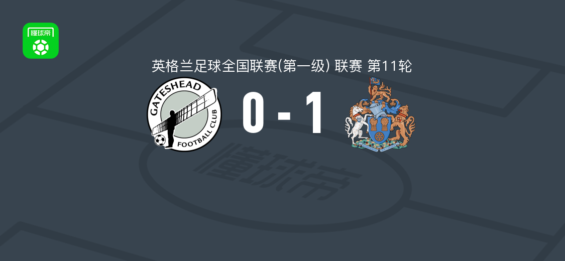 奥特林查姆1-0盖茨黑德 诺尔斯破门助球队取胜