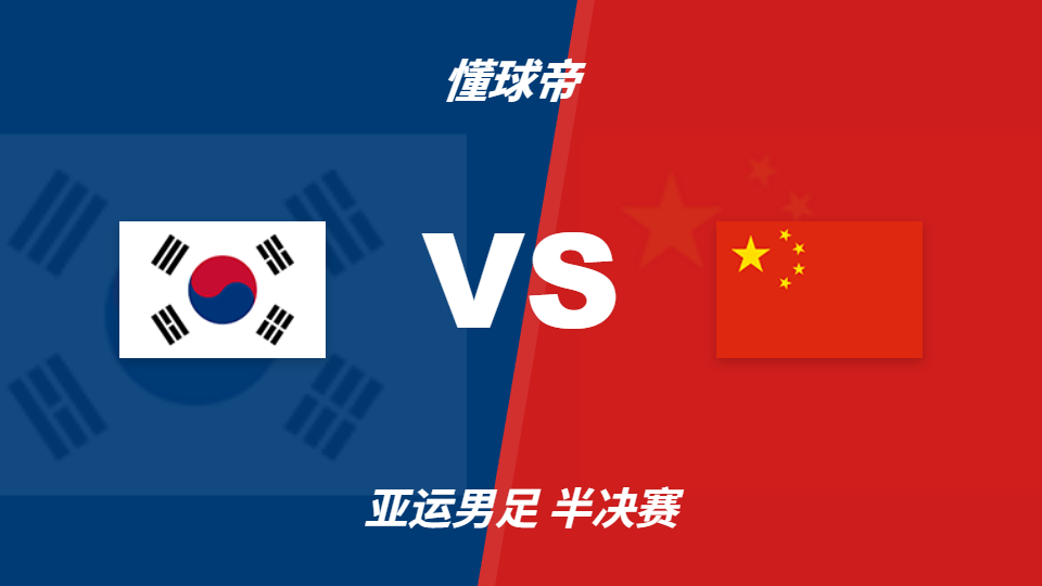亚运会角球统计：韩国U23场均5.3个，中国U23场均2.8个