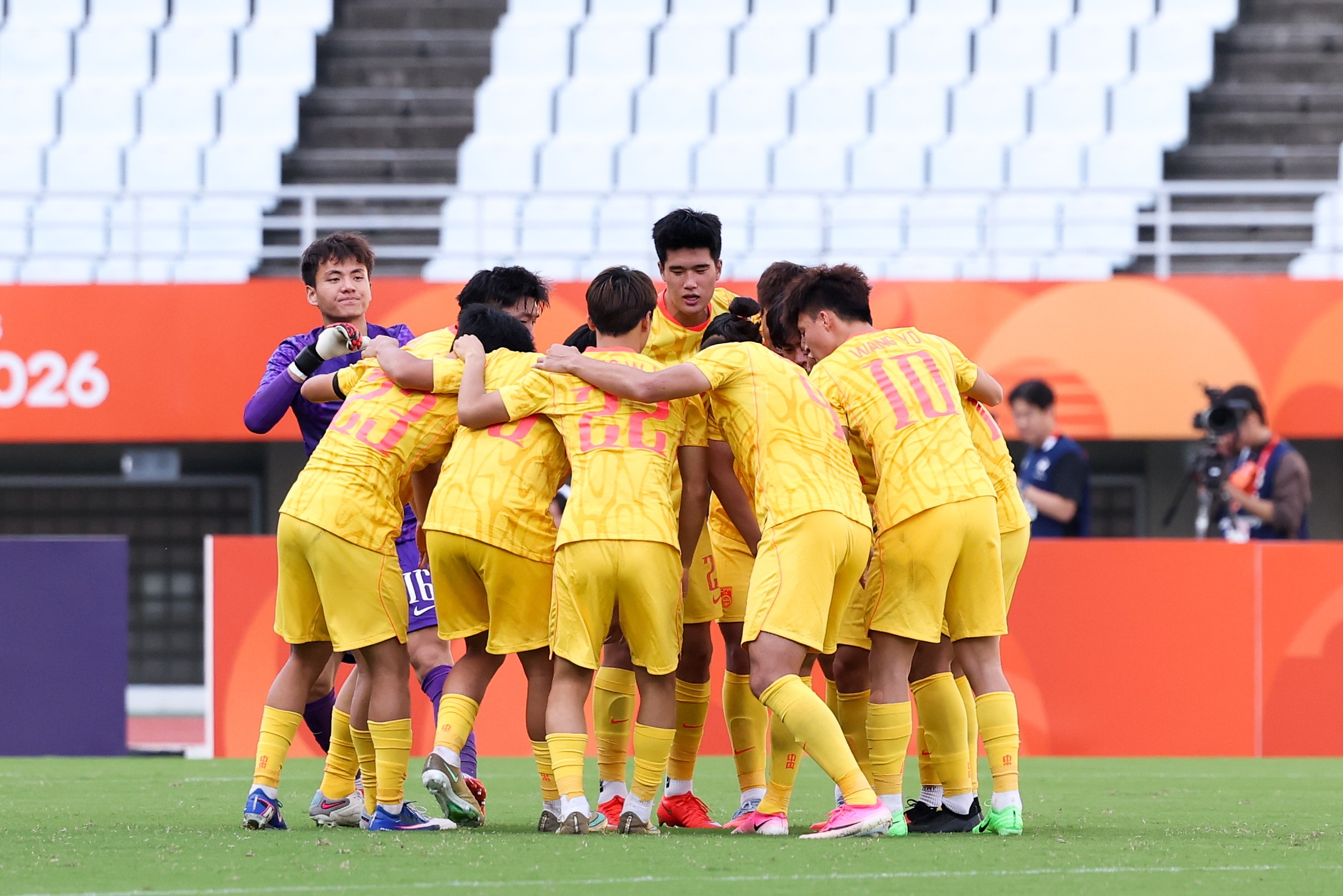 中国U23亚运队1-2不敌韩国U23，将争夺亚运会男足铜牌