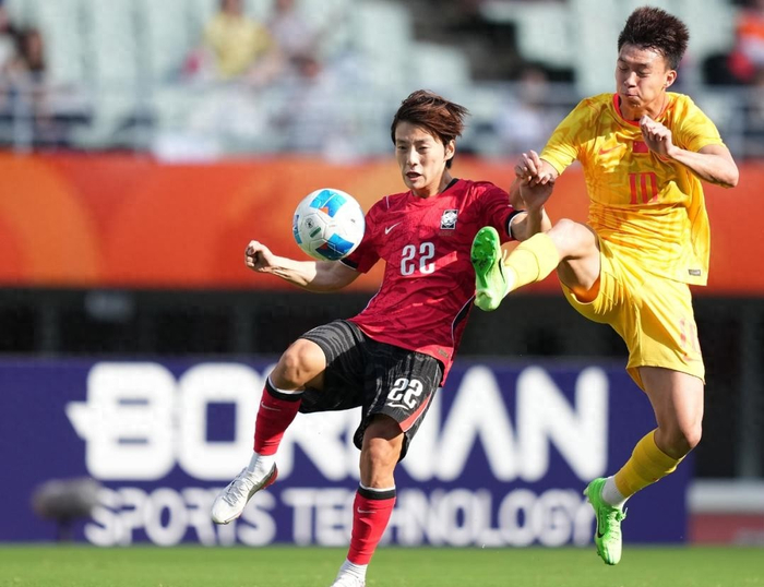 U23国足1-2惜败韩国 亚运赛场打破40年魔咒