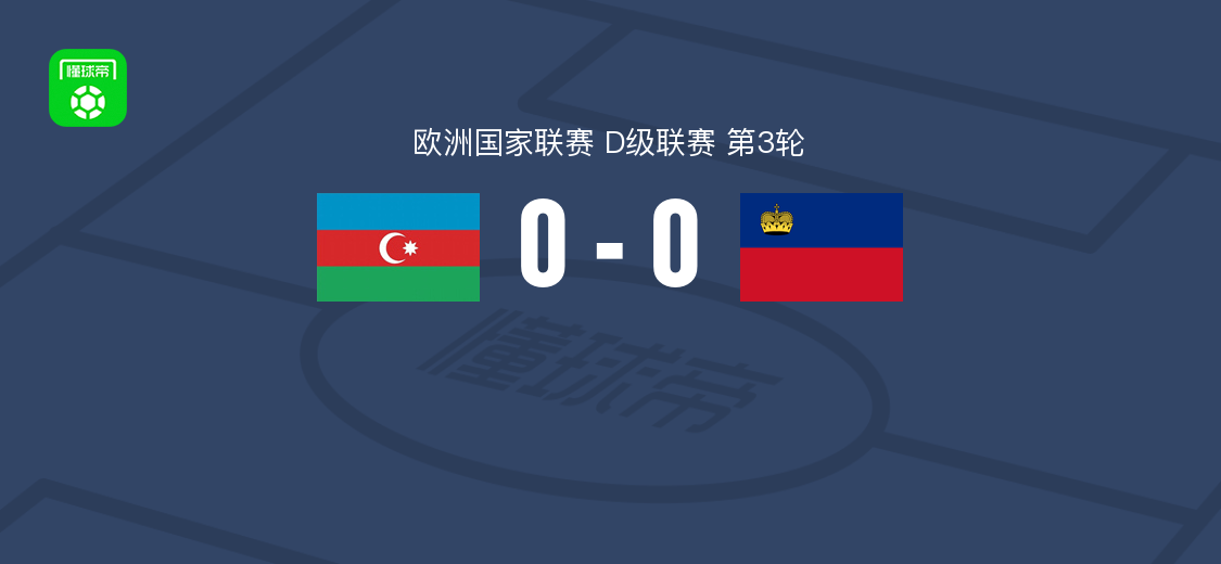 欧国联D级第3轮 阿塞拜疆0-0列支敦士登