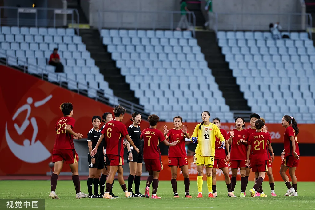 中国女足0-1韩国女足 亚运季军赛控球率46%-54%射正3-2
