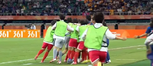 全龙钟禁区抽射破门 朝鲜女足2-1日本女足夺亚运女足冠军