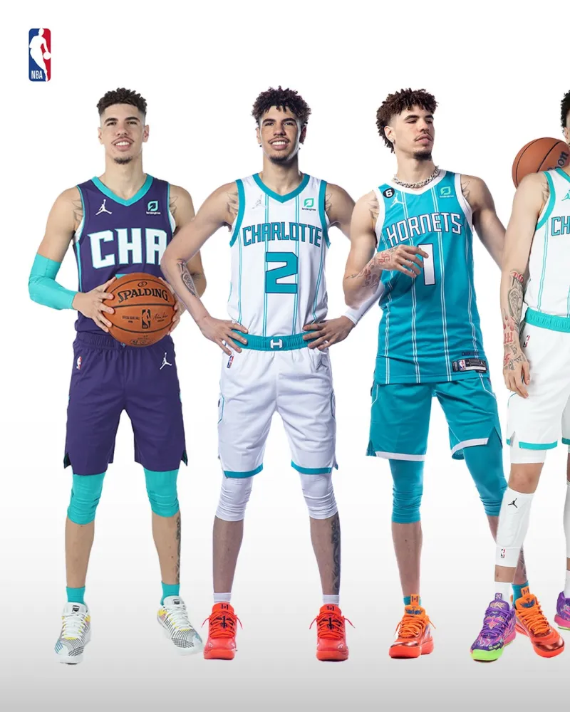 NBA官方晒拉梅洛-鲍尔历年定妆照：生涯第7年！场均20.1分7.1助攻