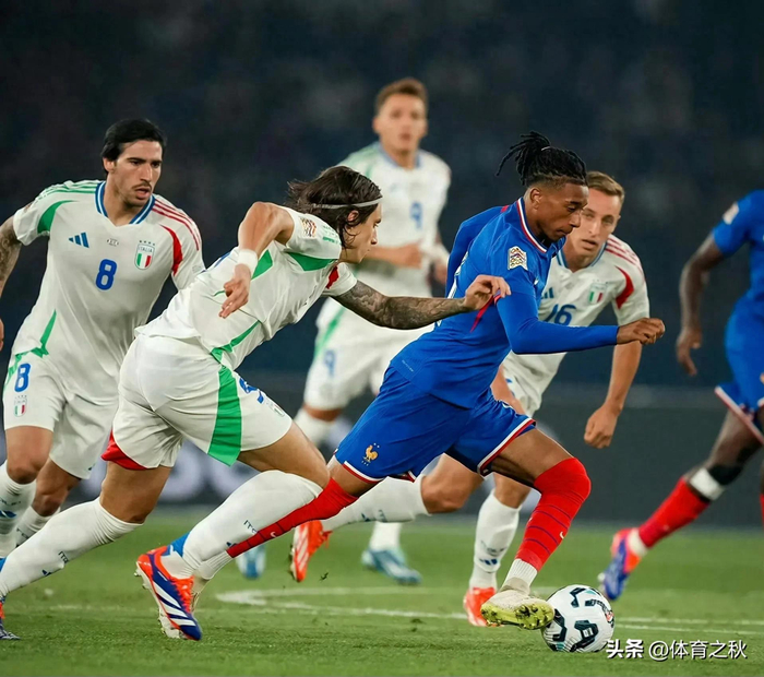 欧国联A1组变天！法国1-1意大利比利时3-0土耳其德布劳内双响