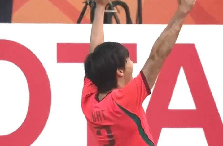 中国U23男足1-0领先!胡荷韬破门,亚运男足季军赛对阵乌兹别克斯坦