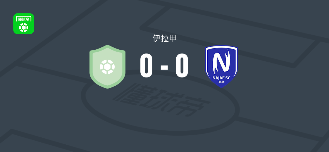 阿特塞拉特0-0纳杰夫，伊拉甲比赛双方破门乏术