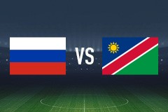 俄罗斯1-0纳米比亚，萨杜拉耶夫破门助球队半场领先