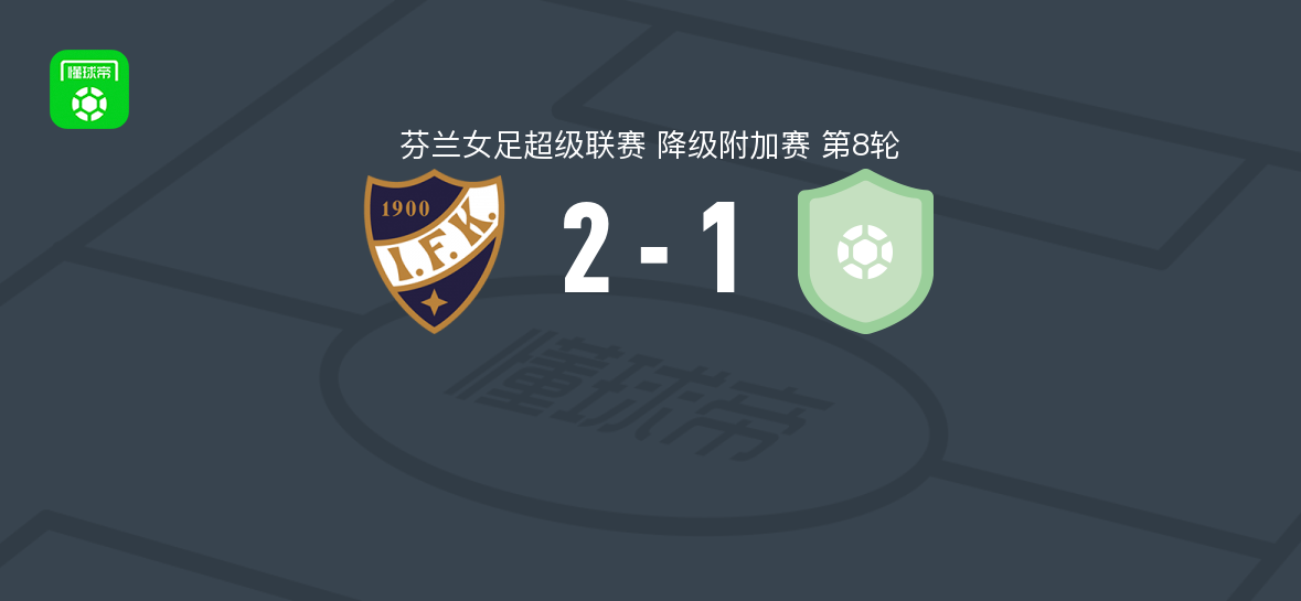 维夫克女足2-1EBK女足，Minea Gronberg与Steffi Hassinen破门