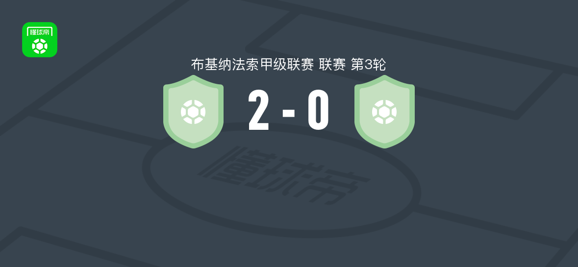 也内加2-0ASF迪乌拉索，housseini kabre破门，abdramane barro锦上添花