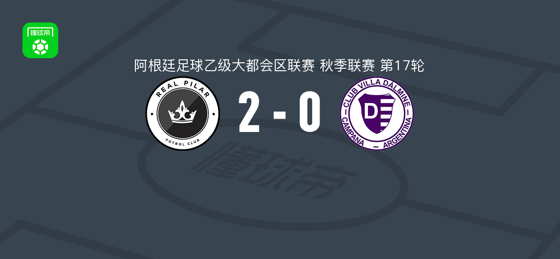 皇家皮拉尔2-0维拉多尔米尼，贝尔加拉破门，布罗吉乌龙