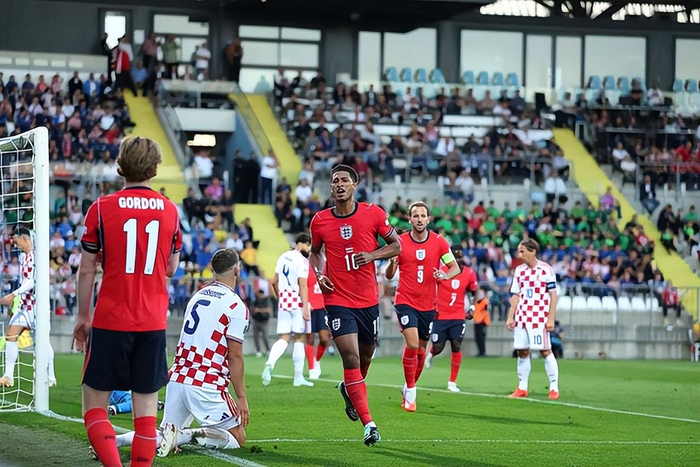 欧国联创纪录!英格兰7-0克罗地亚 西班牙3-1捷克迎41场不败