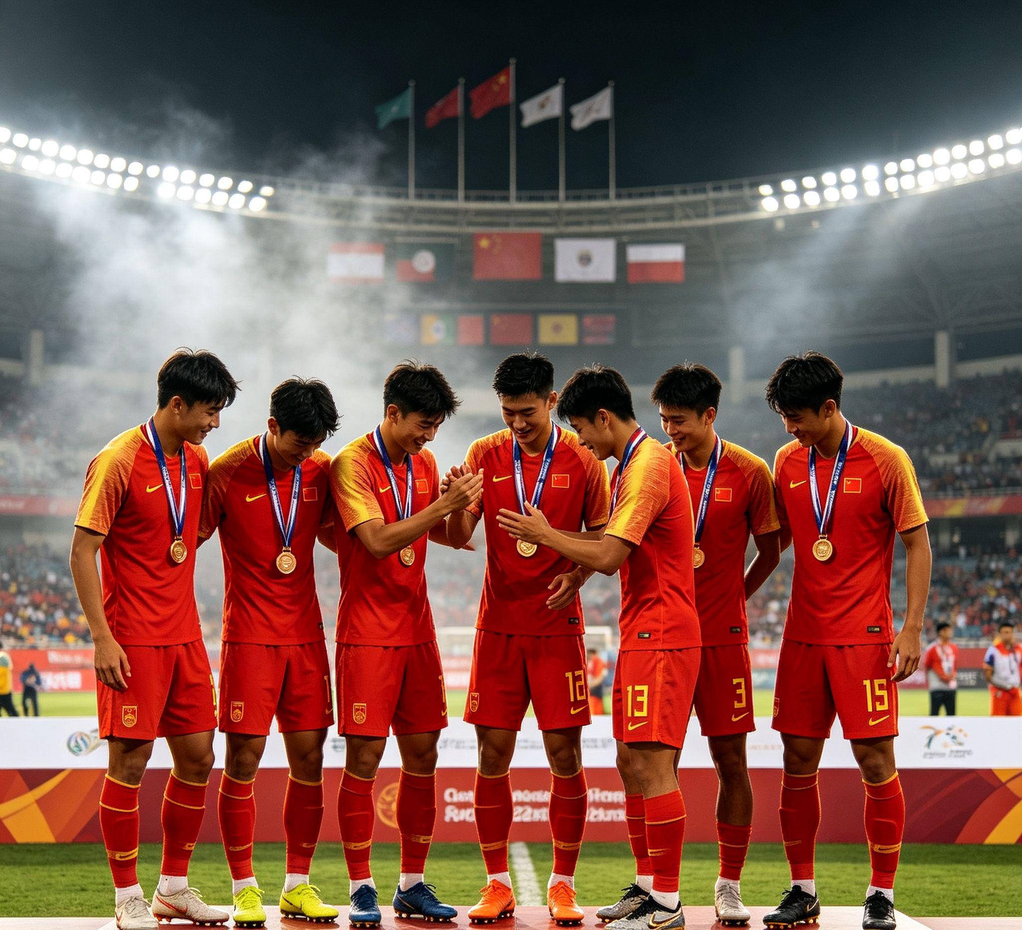 国足亚运夺铜仅1小时,八人因年龄规则离队,2028奥运预选赛新规曝光