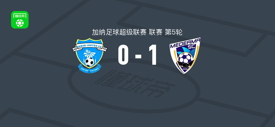 梅德亚马1-0德比比联合，巴比勒第69分钟破门
