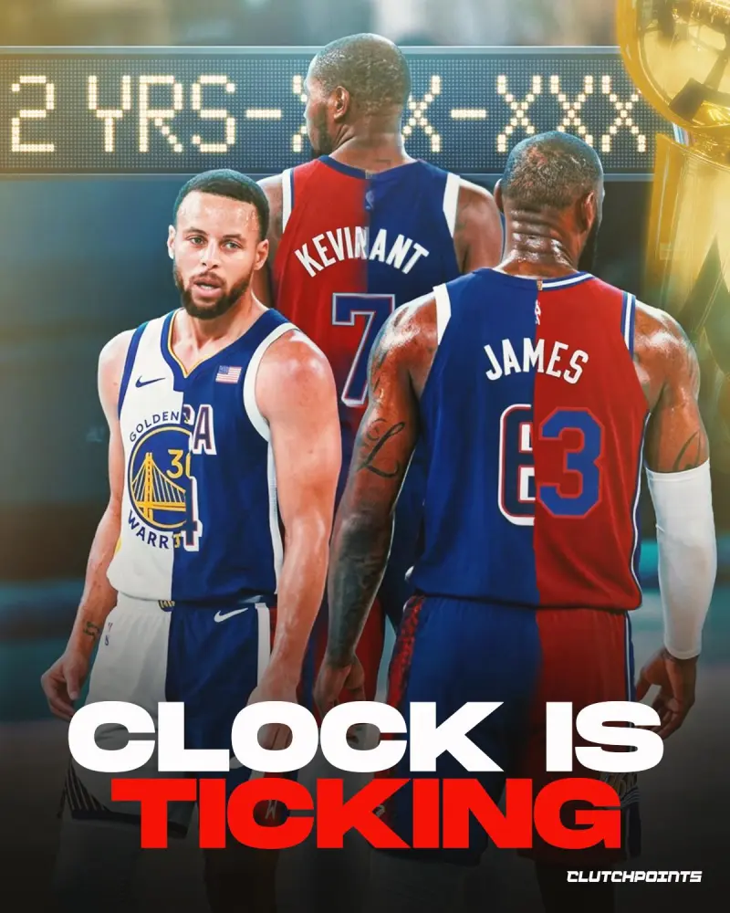NBA：勒布朗库里杜兰特三人距职业生涯落幕越来越近