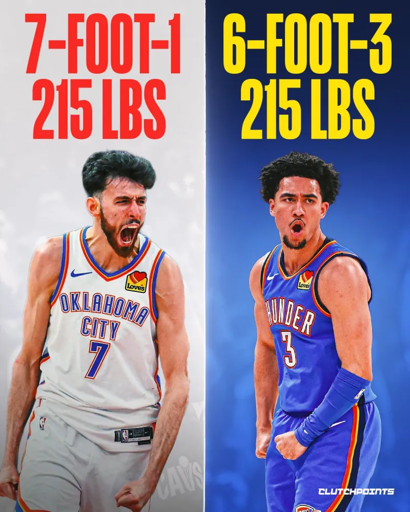 NBA：霍姆格伦与麦凯恩体重相同但身高相差20.3厘米