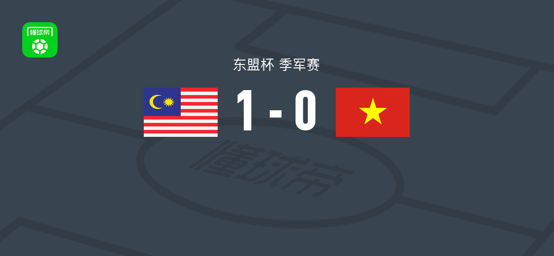 马来西亚1-0越南 弗格斯-蒂尔尼破门助球队夺季军