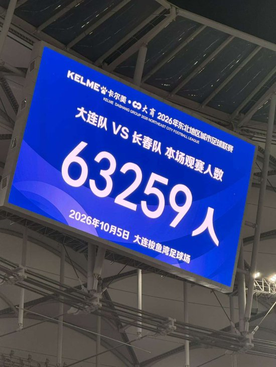大连梭鱼湾足球场63259人观赛 东北超首战长春队1:0胜大连队